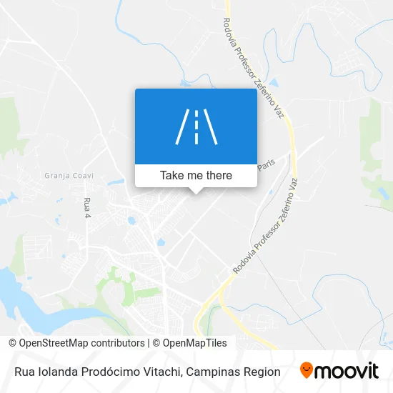 Rua Iolanda Prodócimo Vitachi map