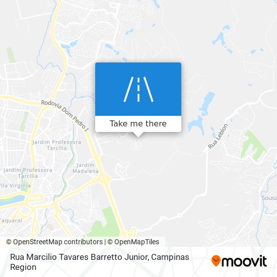 Rua Marcilio Tavares Barretto Junior map