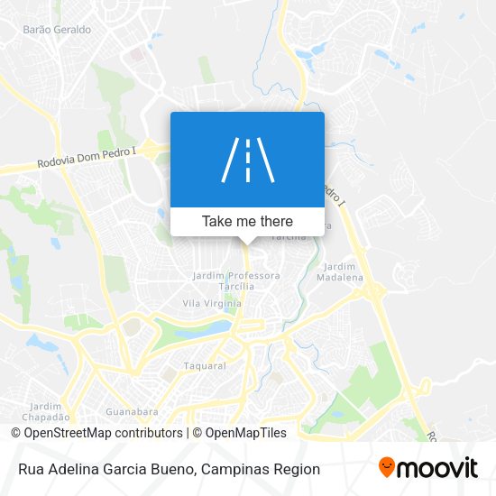 Rua Adelina Garcia Bueno map