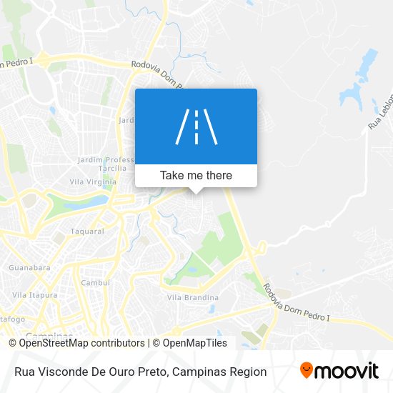 Rua Visconde De Ouro Preto map