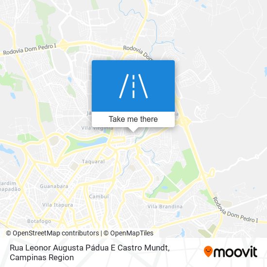 Rua Leonor Augusta Pádua E Castro Mundt map