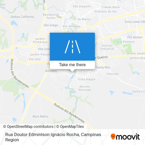 Rua Doutor Edminlson Ignácio Rocha map
