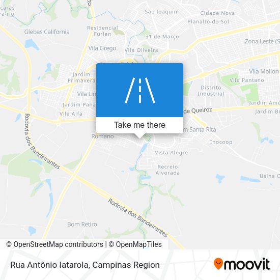 Rua Antônio Iatarola map