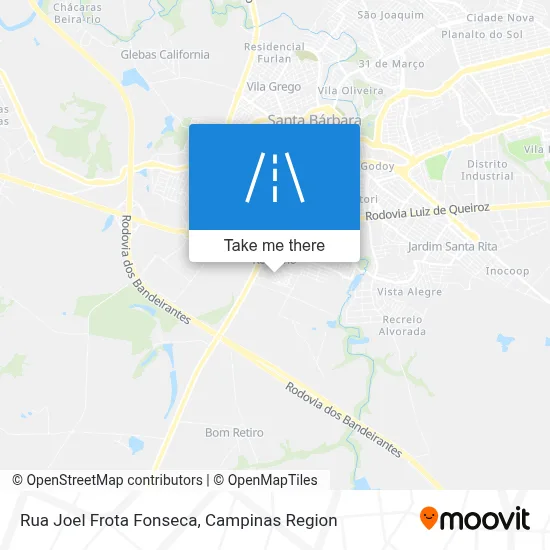 Rua Joel Frota Fonseca map