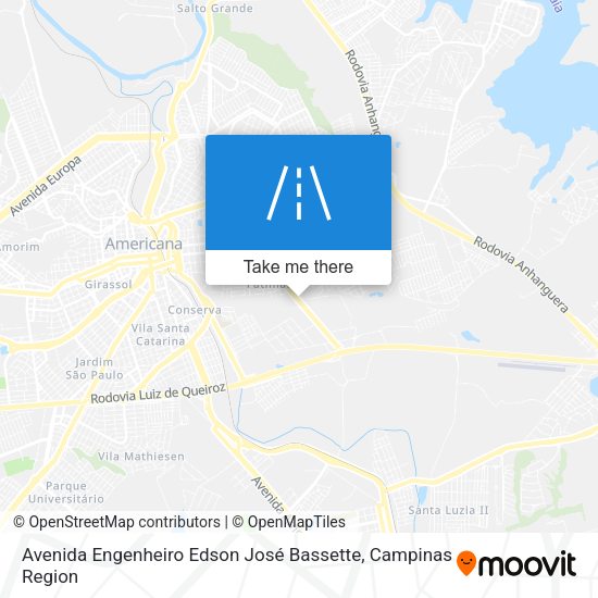 Avenida Engenheiro Edson José Bassette map