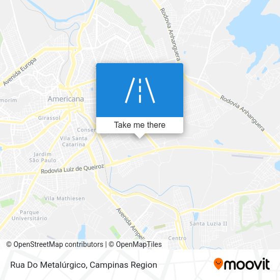 Rua Do Metalúrgico map