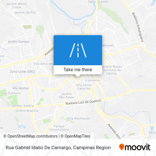 Rua Gabriel Idalio De Camargo map