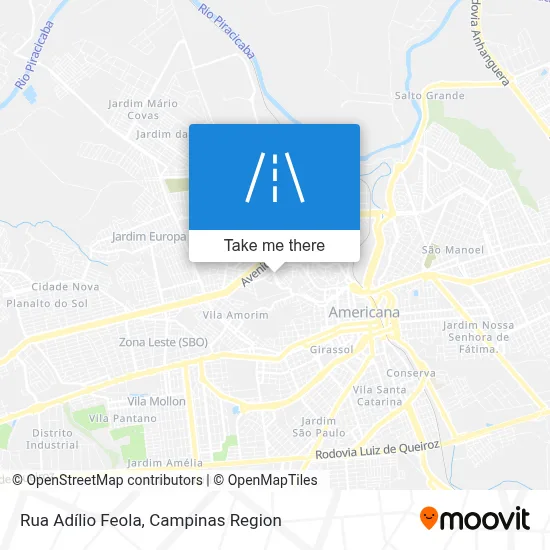 Rua Adílio Feola map