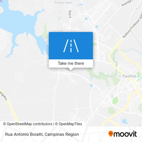 Rua Antonio Boiatti map