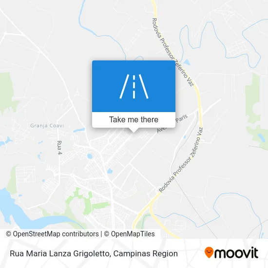 Rua Maria Lanza Grigoletto map