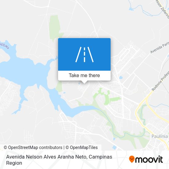 Avenida Nelson Alves Aranha Neto map