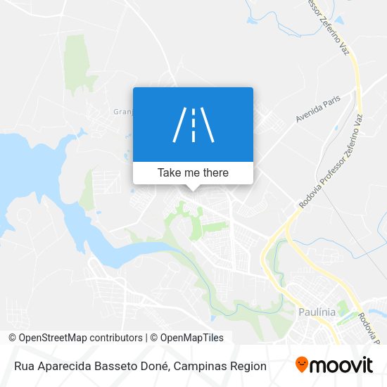 Rua Aparecida Basseto Doné map
