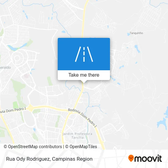 Rua Ody Rodriguez map
