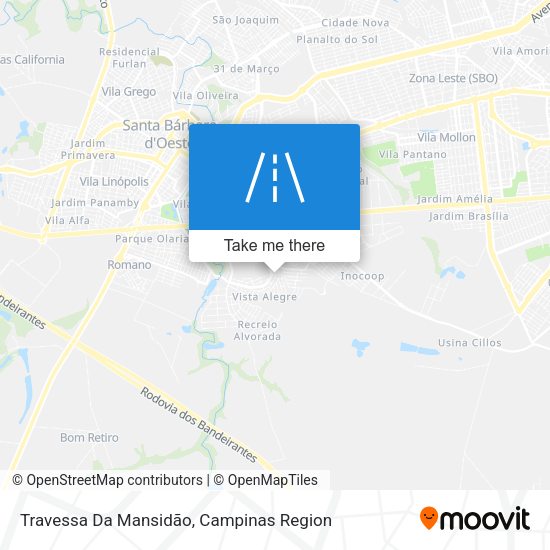 Travessa Da Mansidão map