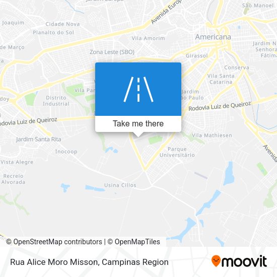 Rua Alice Moro Misson map