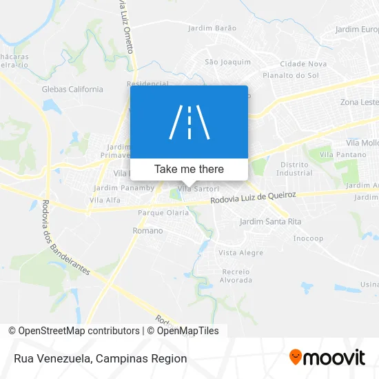 Rua Venezuela map