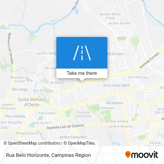 Rua Belo Horizonte map