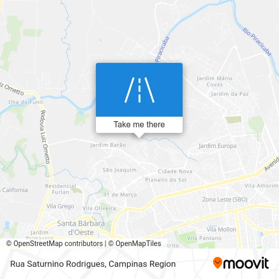 Rua Saturnino Rodrigues map