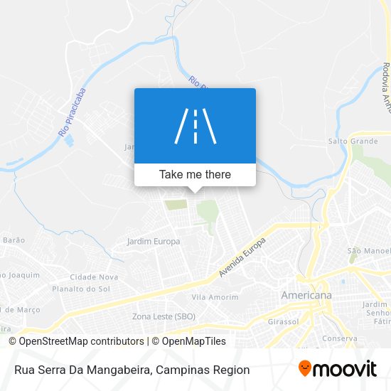 Rua Serra Da Mangabeira map