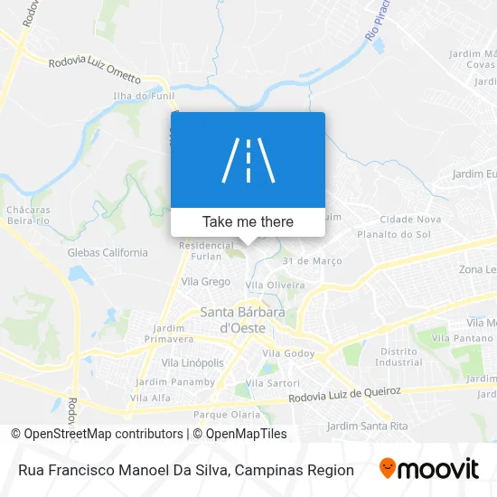 Rua Francisco Manoel Da Silva map