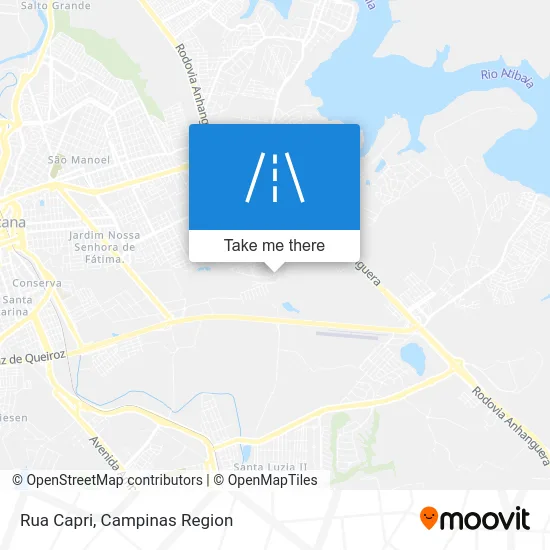 Rua Capri map