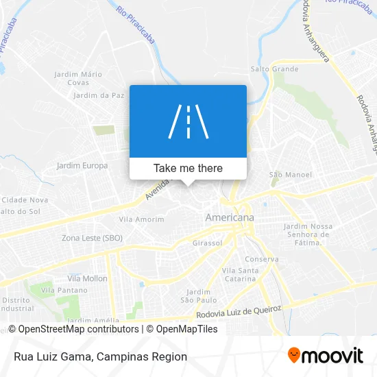 Rua Luiz Gama map