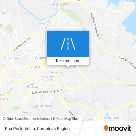 Rua Porto Velho map
