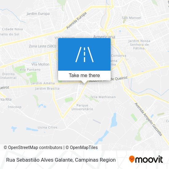 Rua Sebastião Alves Galante map