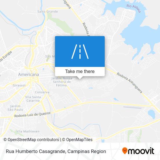 Rua Humberto Casagrande map