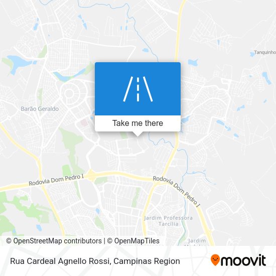 Rua Cardeal Agnello Rossi map