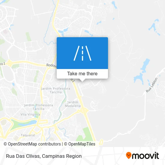 Rua Das Clívas map