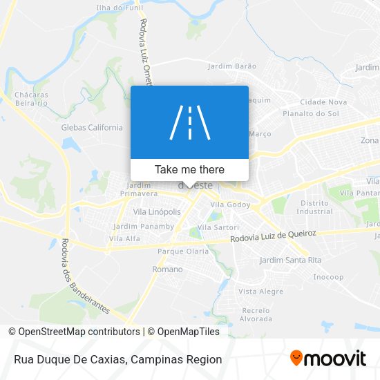 Rua Duque De Caxias map