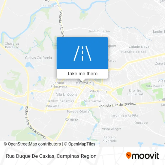 Rua Duque De Caxias map