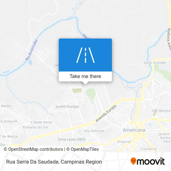 Rua Serra Da Saudade map