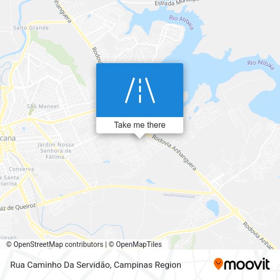 Rua Caminho Da Servidão map