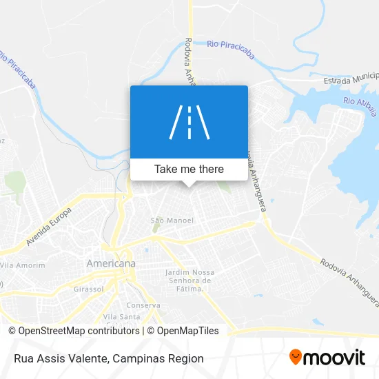 Rua Assis Valente map