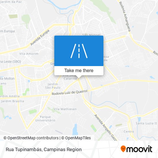 Rua Tupinambás map