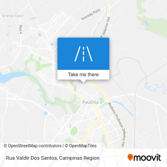 Rua Valdir Dos Santos map