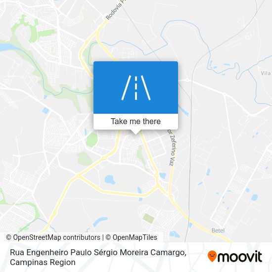 Rua Engenheiro Paulo Sérgio Moreira Camargo map