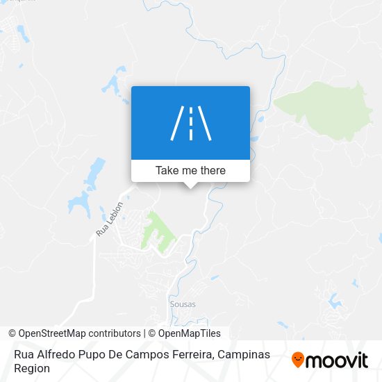 Rua Alfredo Pupo De Campos Ferreira map