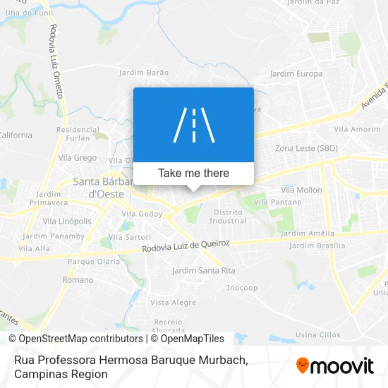 Rua Professora Hermosa Baruque Murbach map