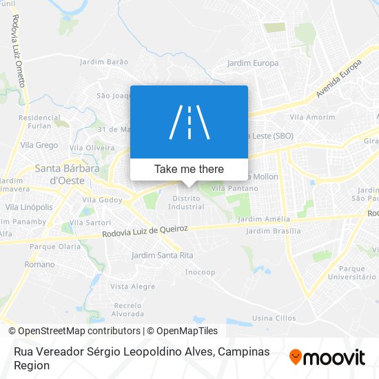 Rua Vereador Sérgio Leopoldino Alves map