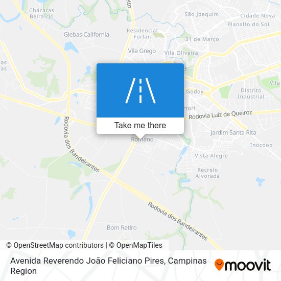 Avenida Reverendo João Feliciano Pires map