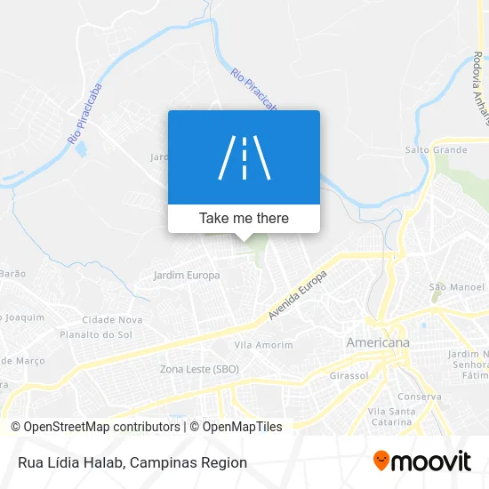 Rua Lídia Halab map