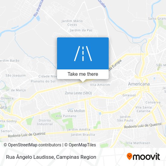 Rua Ângelo Laudisse map