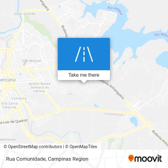 Rua Comunidade map