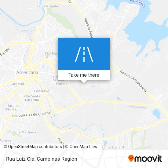 Rua Luiz Cia map