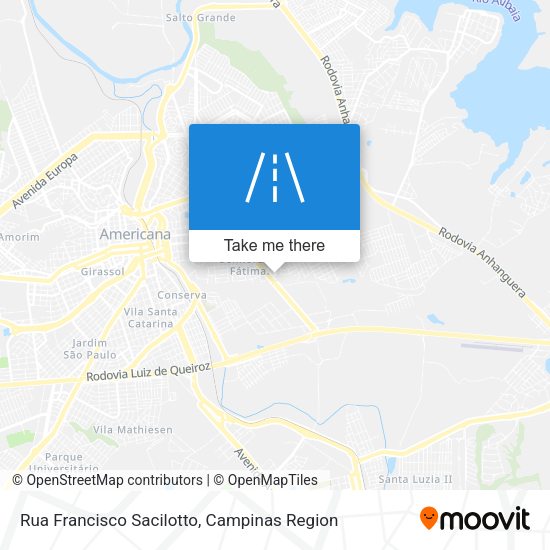 Rua Francisco Sacilotto map