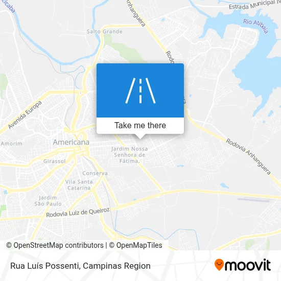 Rua Luís Possenti map
