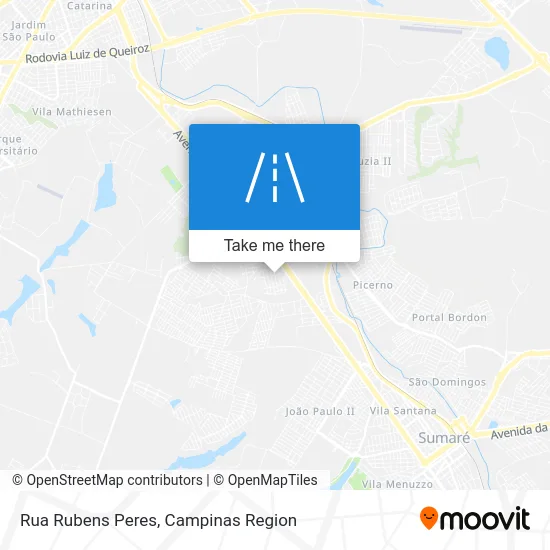 Rua Rubens Peres map
